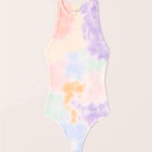 Abercrombie & Fitch tie dye bodysuit. Racerback, size small